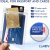 Claev Fast Seal Vertical 4x6 Passport & Card Holders (4x6 Extra Large (XXL), 100 Pack), Clear Waterproof ID Plastic Name Card Badge Holders for Travel, Conferences, Conventions - Image 2