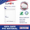 Claev Fast Seal Vertical 4x6 Passport & Card Holders (4x6 Extra Large (XXL), 100 Pack), Clear Waterproof ID Plastic Name Card Badge Holders for Travel, Conferences, Conventions - Image 3