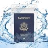 Claev Fast Seal Vertical 4x6 Passport & Card Holders (4x6 Extra Large (XXL), 100 Pack), Clear Waterproof ID Plastic Name Card Badge Holders for Travel, Conferences, Conventions - Image 4