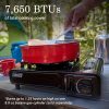Coleman Classic 1-Burner Butane Stove, Portable Camping Stove with Carry Case & Push-Button Starter, Includes Precise Temperature Control & 7,650 BTUs of Power for Camping, Tailgating, & More - Image 6